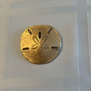 Signed Trifari Sand Dollar pin